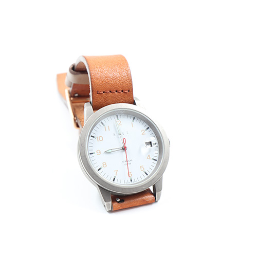 Knot Timepiece TS-36, All Titanium Case. Solar Movt Water Resistant 10 ATM