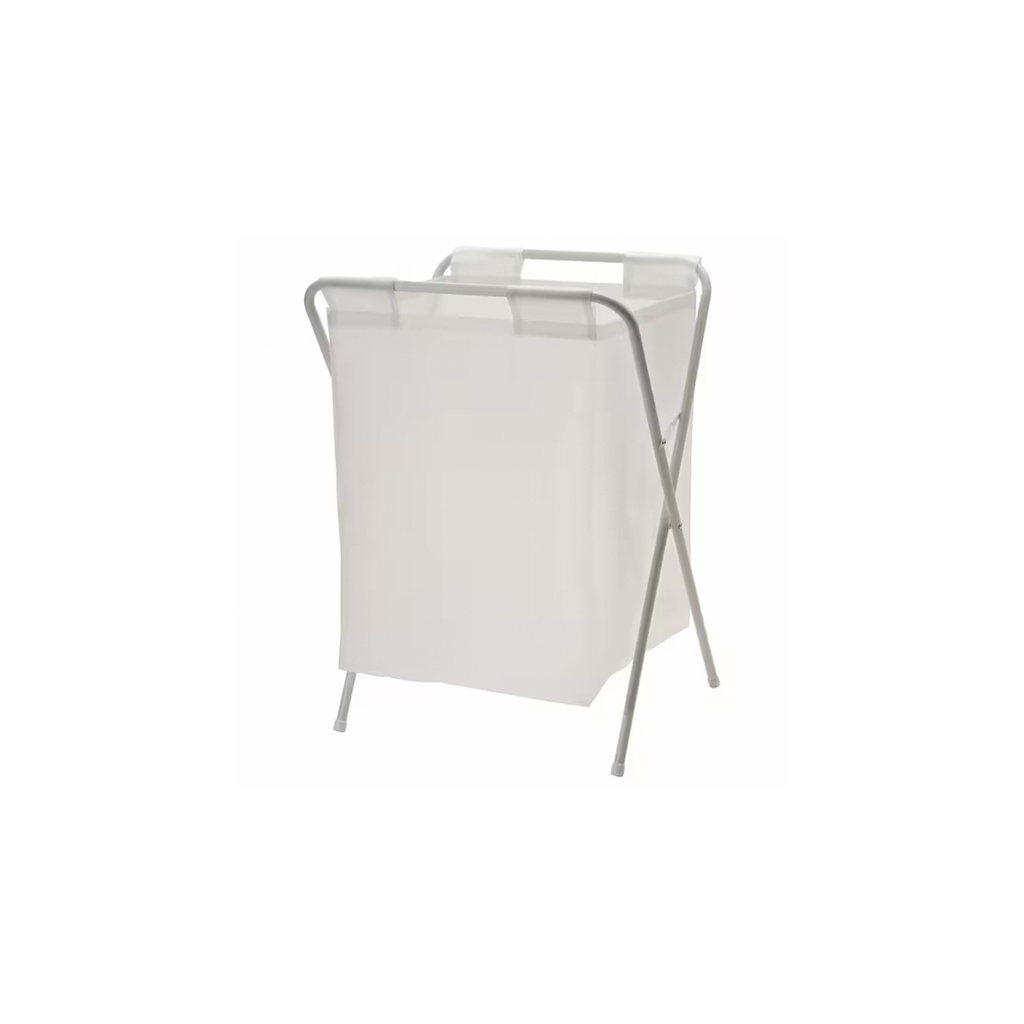 JALL Laundry bag with stand, white, 50 l