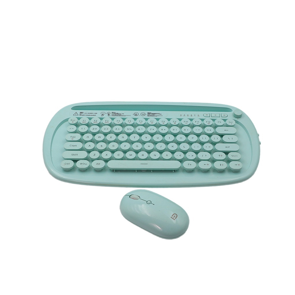 K510D Bluetooth Wireless/USB Wired Mini Portable Backlit Keyboard For Notebook,Desktop,Tablet Mobile Phone with Tablet Slot