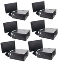 **6 Pieces ** HP EliteDesk 800 G1 Core i7-4770 8 GB, 500 HDD 4th Gen + Screen Hp Compaq la2006x