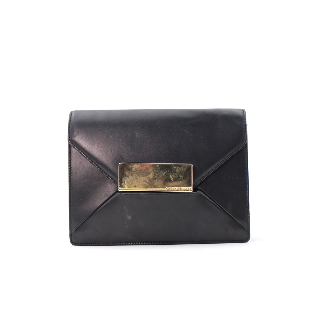 Michael Kors Black Wallet ** Back Has Some Damage **