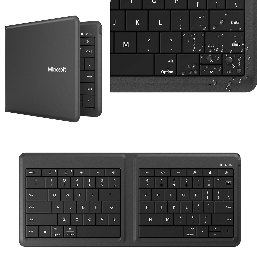 Microsoft Universal Foldable Keyboard For Windows iPad Iphone