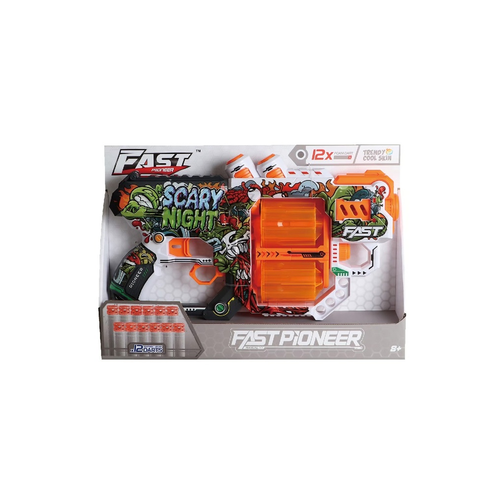 Fast Pioneer 12x Foam Dart Trendy Cool Skin BH101