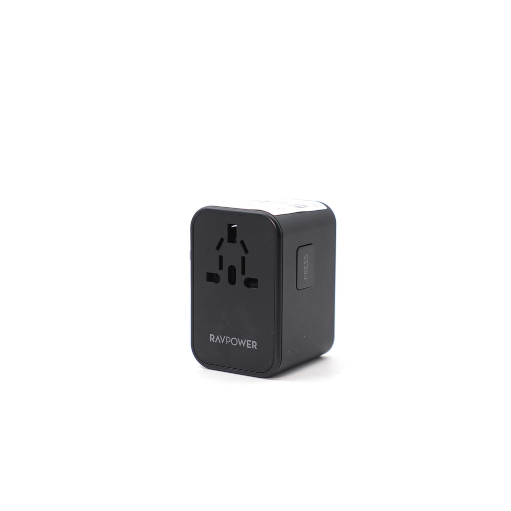 RAV Power RP-PC1034 65W 3-Port Travel Adapter Universal Power Adapter