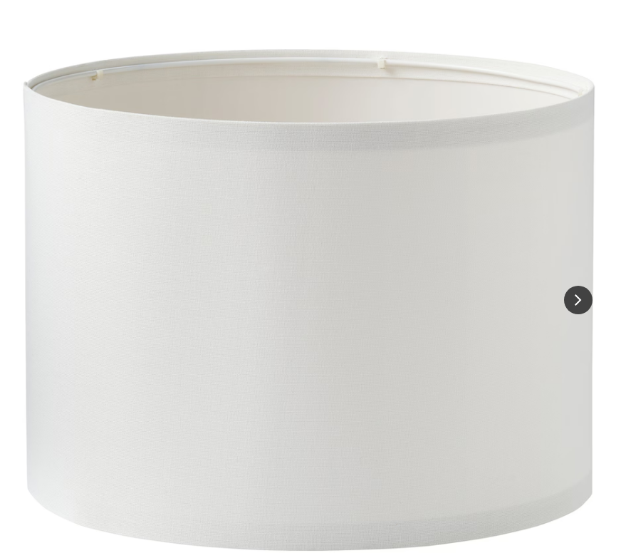 Ringsta Lamp shade, white, 33 cm