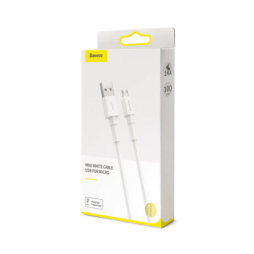Baseus Mini White Cable USB For Micro