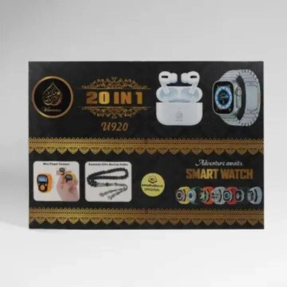 20 In 1 Smart Watch wearables Multifunction Bluetooth With Wireless Earbuds