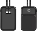 Wireless Magnetic Power Bank  10000mah Built-in 2 Cable Power Bank