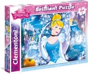 Clementoni - Brilliant Puzzle Disney Princess Cinderella 104 Pcs