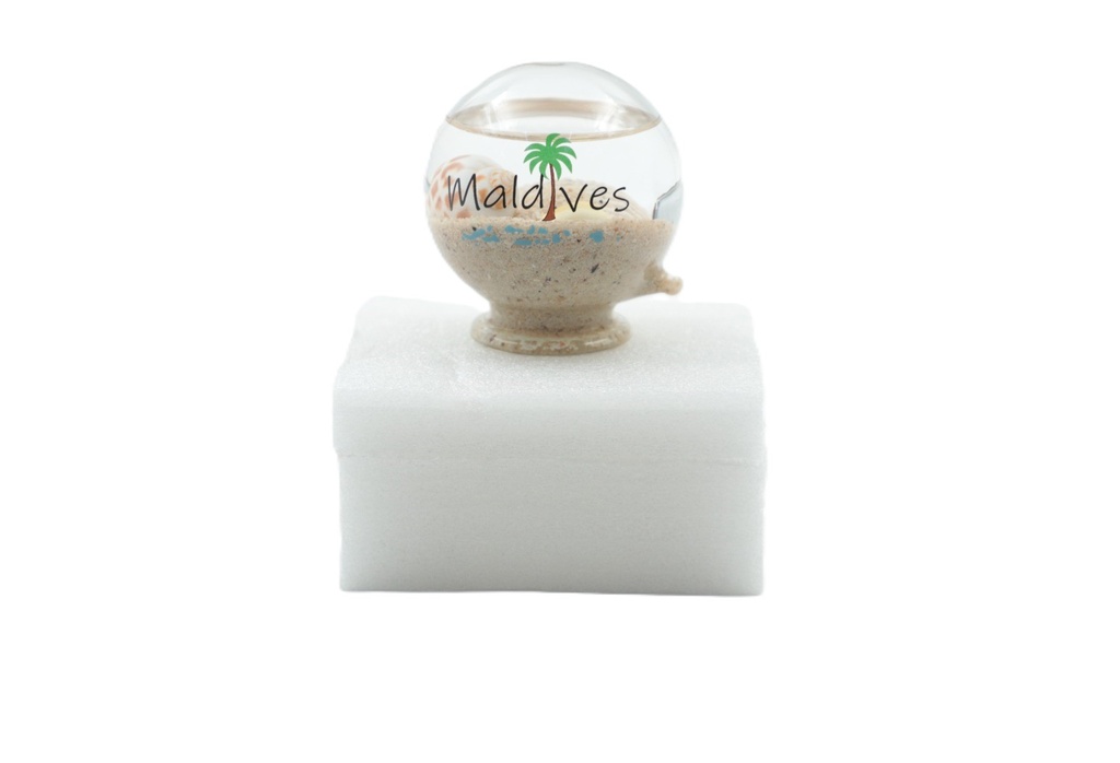 Maldives Water  Glass Bell Small Gift