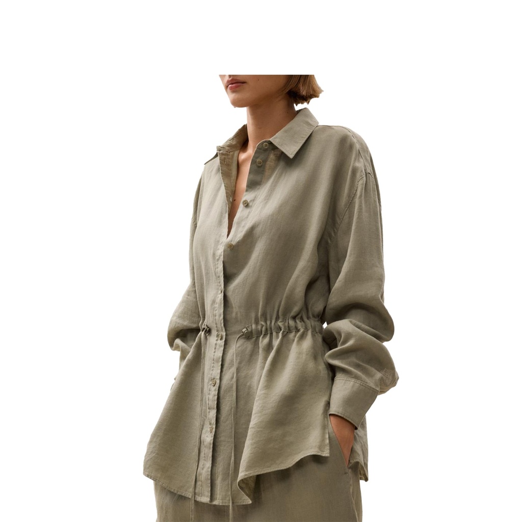 OySho Clear Green Long Shirt Size: Xs, ART:3314