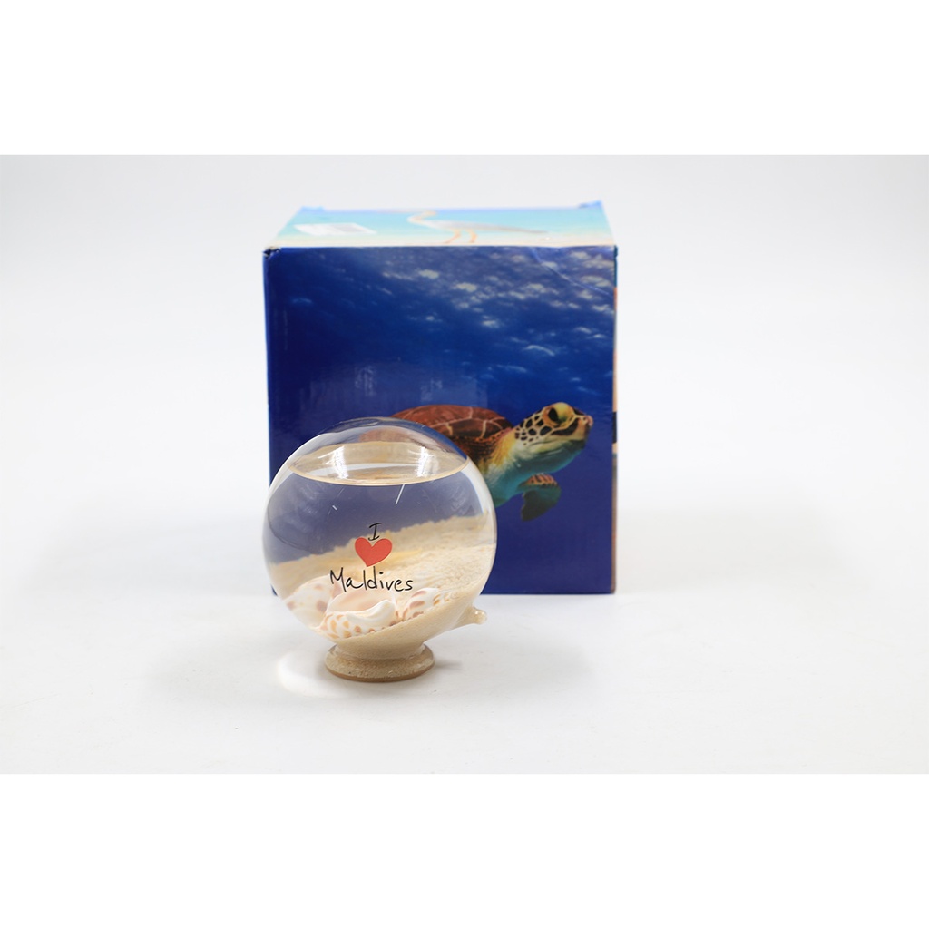 Maldives Water Glass Bell Gift