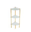 3-Tier Corner Glass Shelf