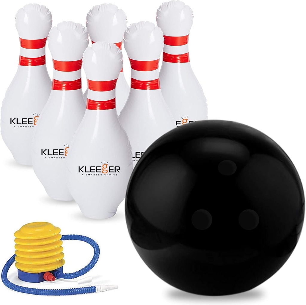 Kleeger Giant Inflatable Bowling Set, 6