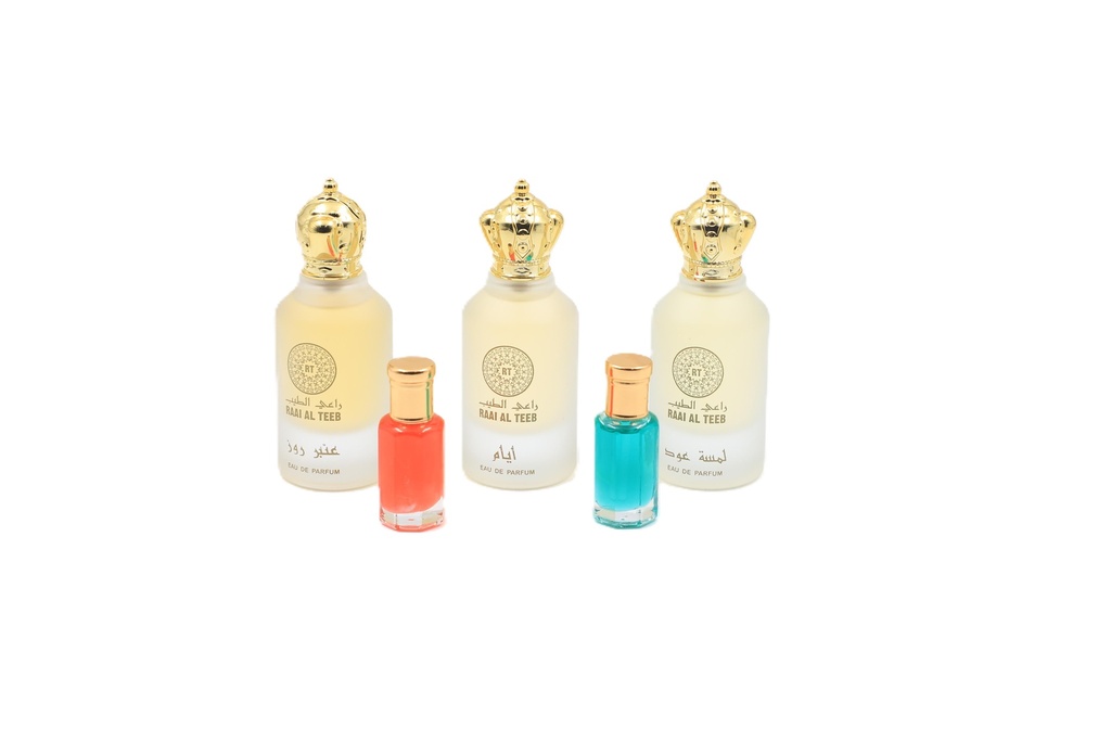 Raal Alteeb Perfumes Set 3 Eau De Parfumanbar , lamsat oud, ayam
