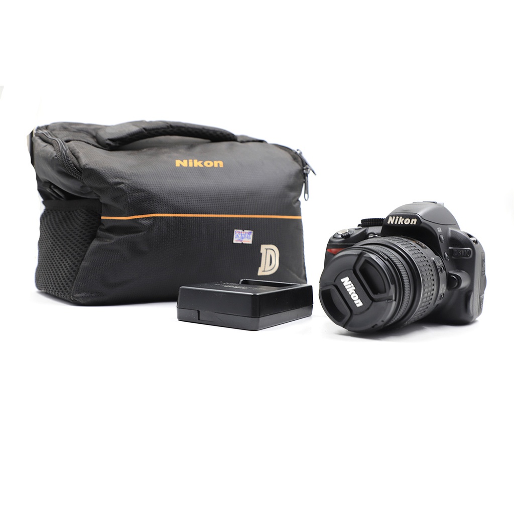 Nikon D3100+ Nikon DX VR AF-S Nikkor 18-55mm 1:3.5-5.6G II Include Charger  But doesn’t include Battery