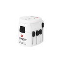 Skross Pro World Travel Adapter With Ground Plugs
