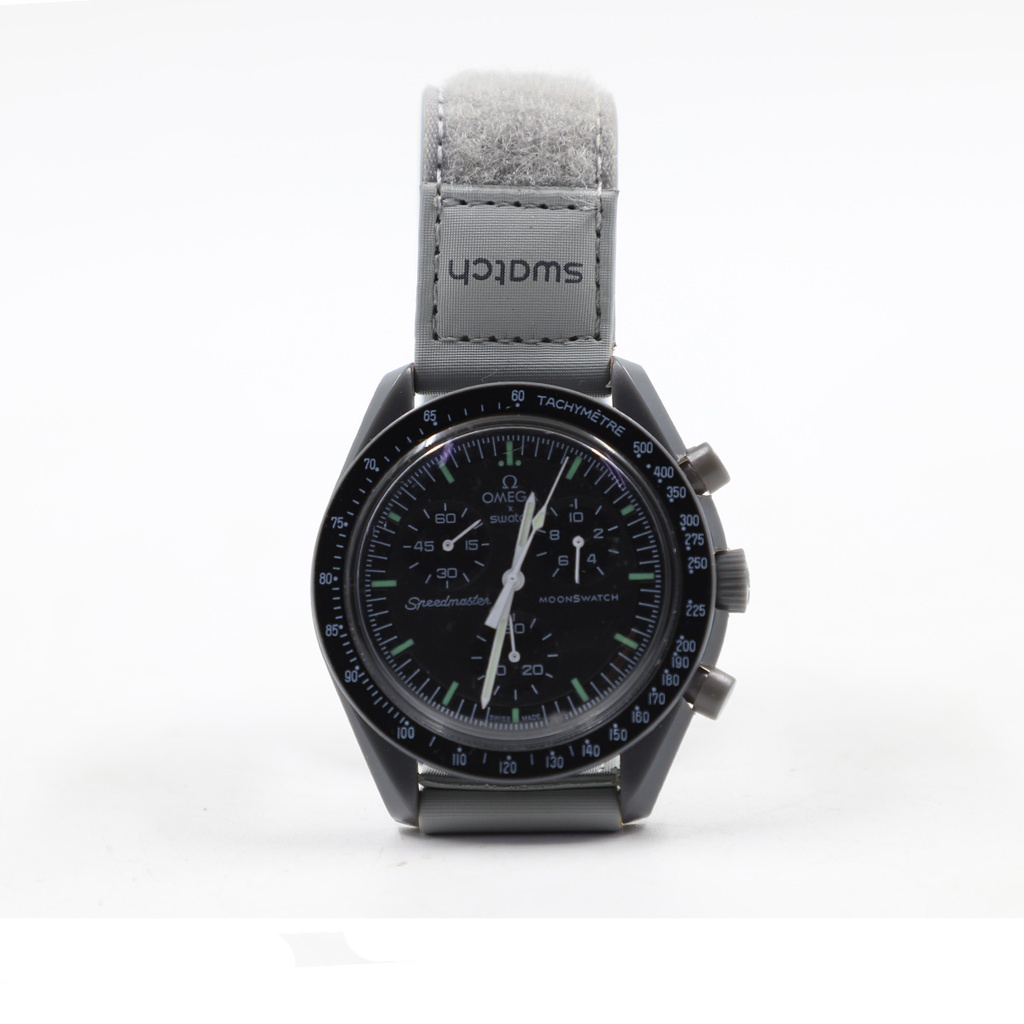 Omega Swatch Mission To The Mercury, Swiss Made, Water Resistant, Designe Patented