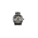 Automatic Luxury Stainless Steel Skeleton Silver Gold Retro Carved Mens Watch