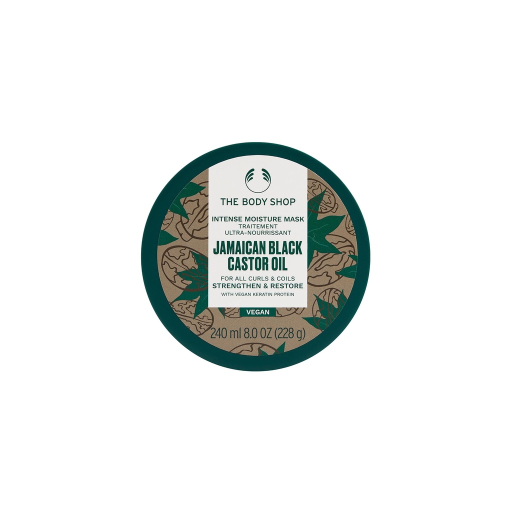 The Body Shop Vegan Jamaican Black Castor Oil Intense Moisture Hair Mask 240ML