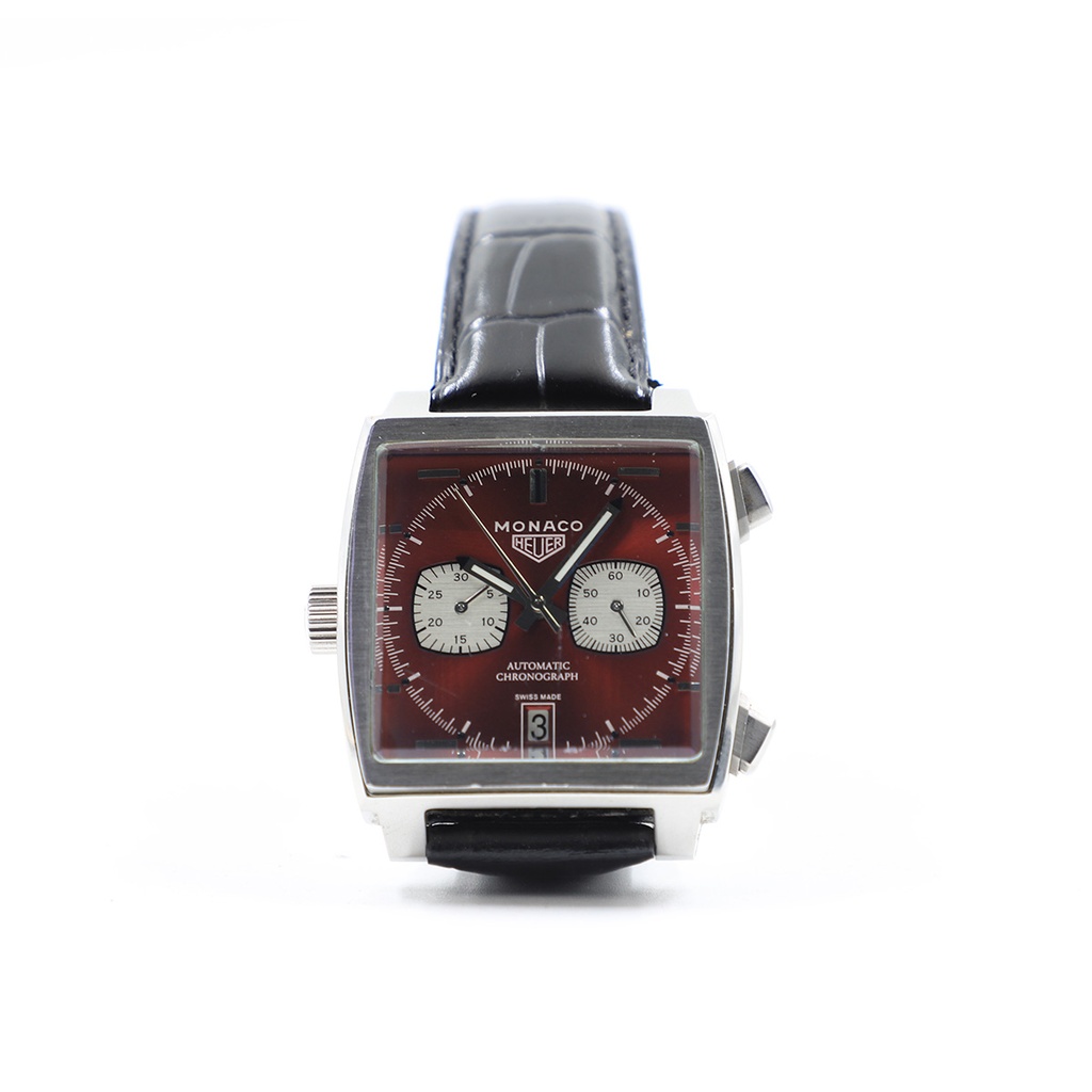 Monaco Heuer Automatic Chronograph Limited Edition  1969-1979** One of 169 Special Edition Sapphire crystal ** Has Cracks in the middle Imitation High**