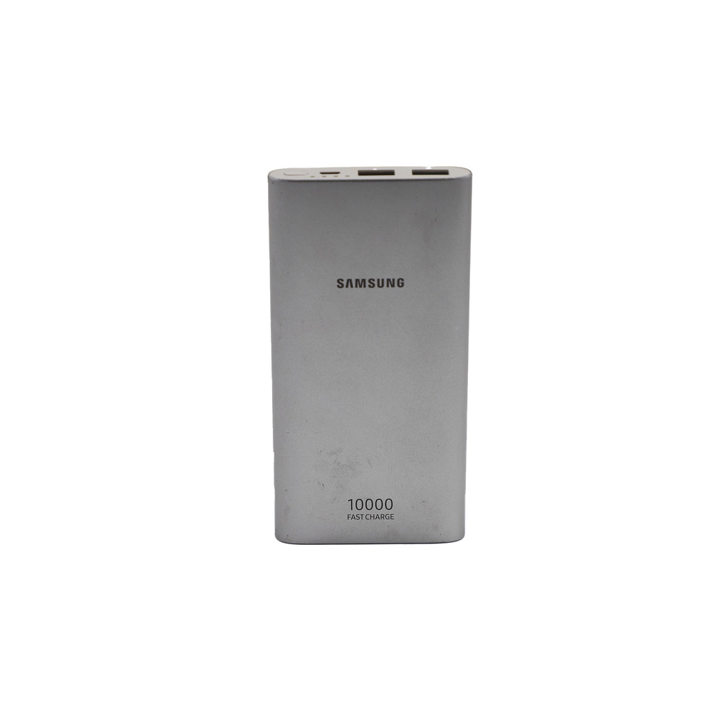 Samsung 10000mAh Ultra Battery Pack | 2x USB-A | USB-C | Max 15W Output | EB-P1100CSEGAE - Silver