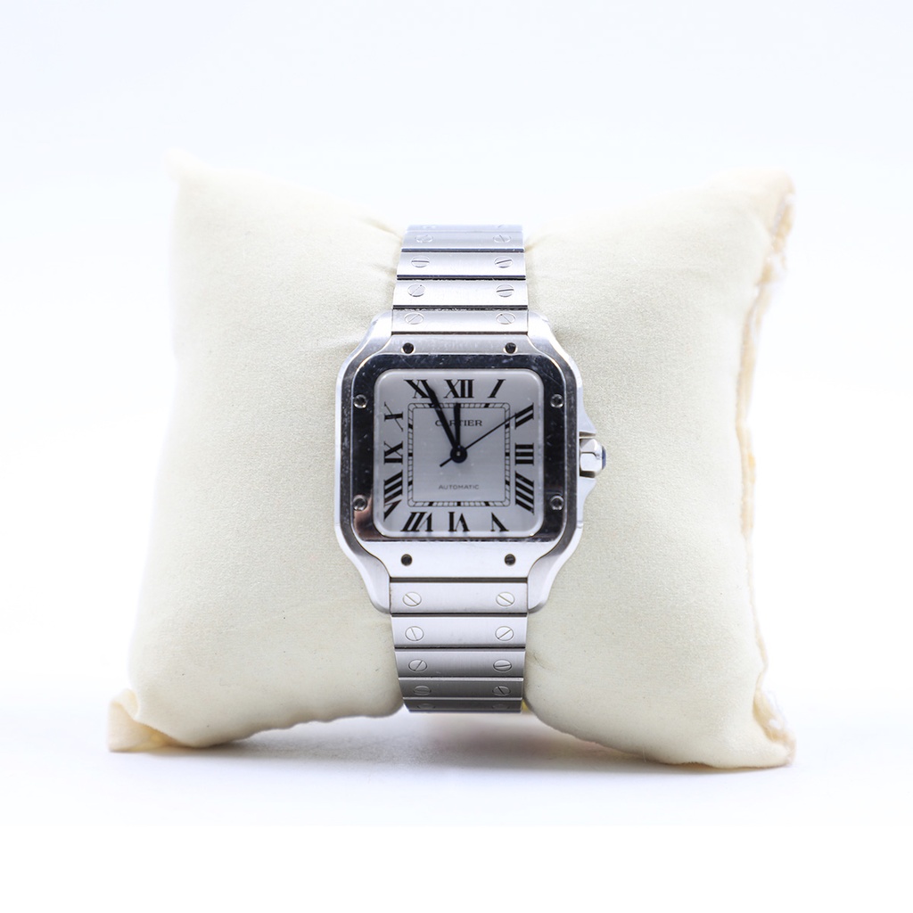 Cartier Santos Galbee Model:14O169BX, Feb 23 , Automatic, Stainless Steel Water resistant ** Authentic **