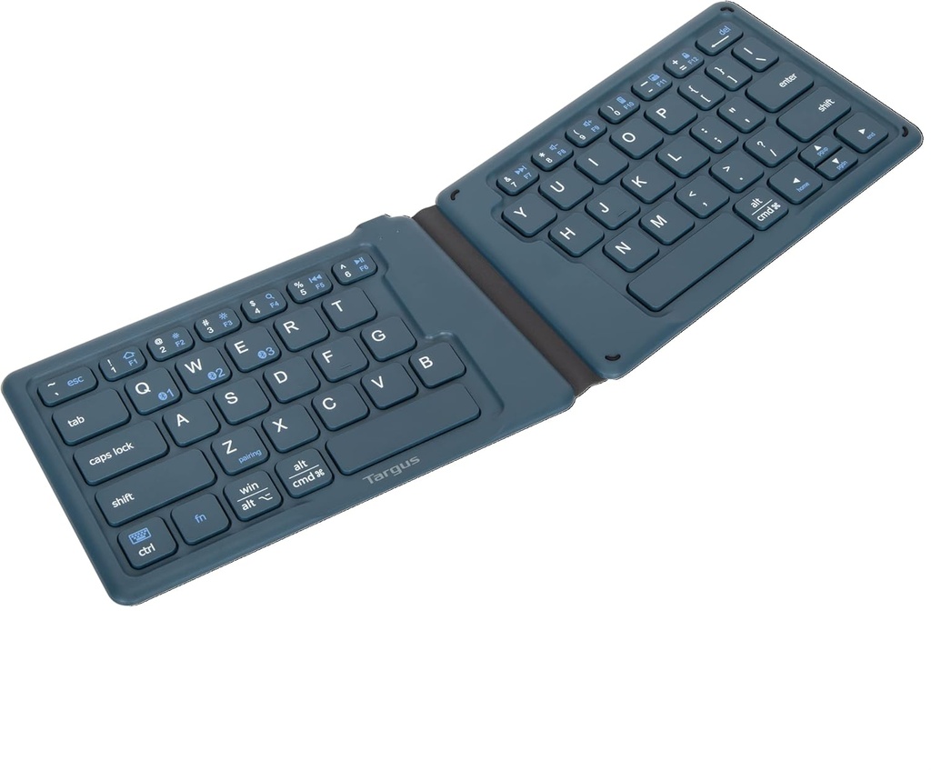 Targus Ergonomic Foldable Bluetooth Keyboard, Split Travel Keyboard Wireless