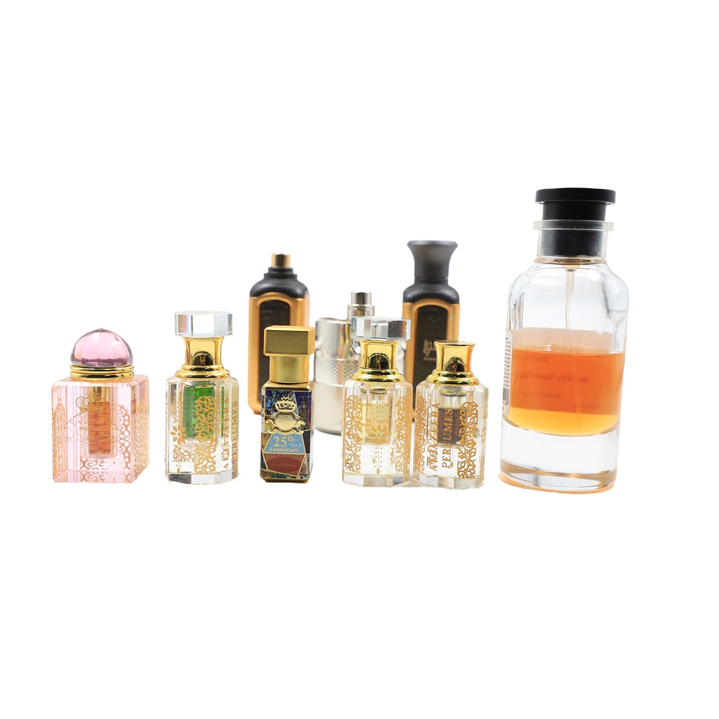 Mix Al jazeera Perfumes Oil + Ateej Perfume+ Dakhlin Al Jazira Perfum 9 Pcs