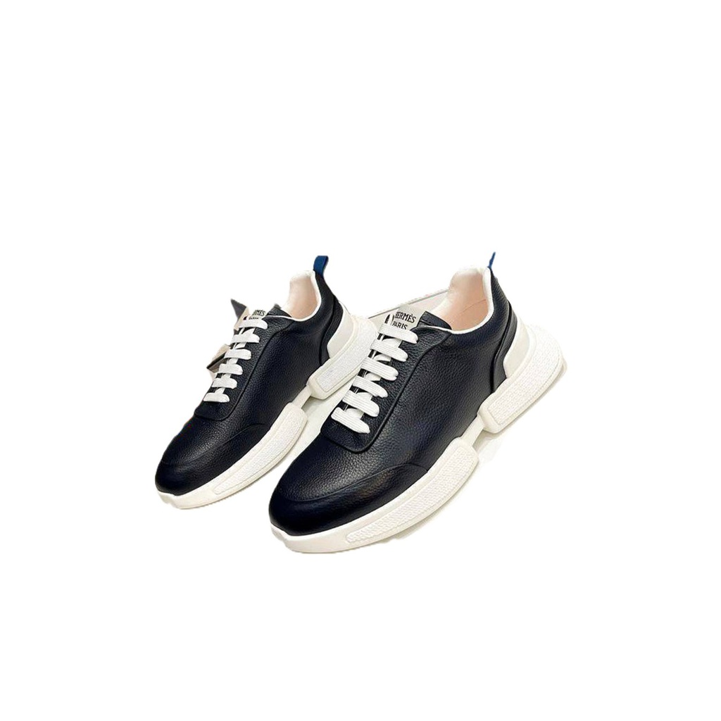 Hermes Men's Drift Sneakers - Navy / White