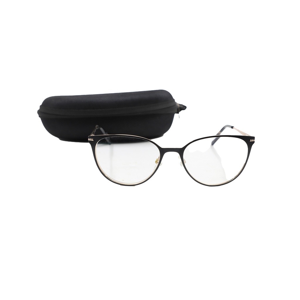 Alex Perry Women's Glasses AP 94 | Black Cateye Metal  With :54, Bridge Width:18