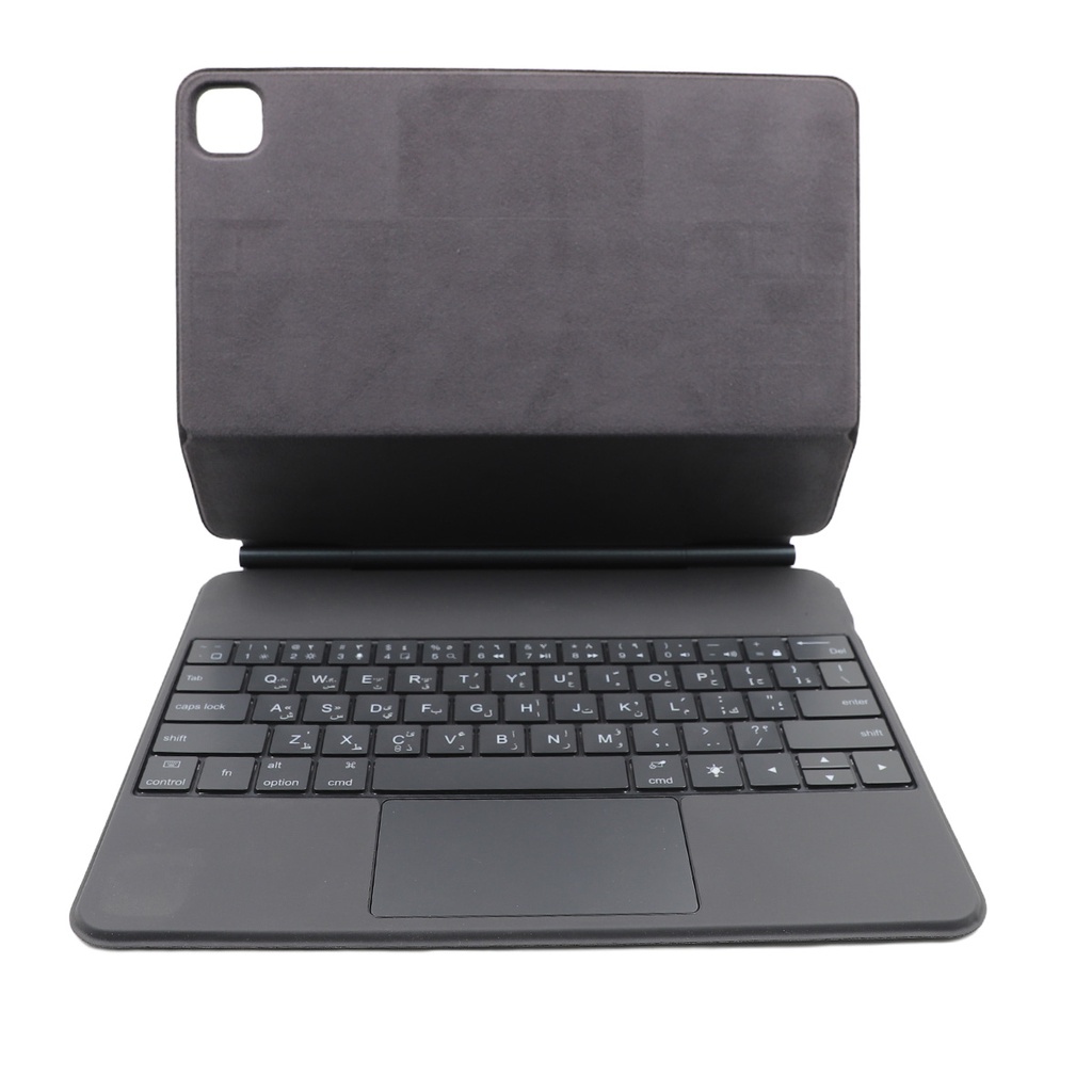 Multi-functional Trackpad Backlit Wireless BT Connection 12.9 Keyboard, Arabic-English