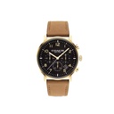 Coach 14602541 Black Dial Brown Leather Watch, Men's Watch, Women's Watch, Gold CA .143.2.34.1992