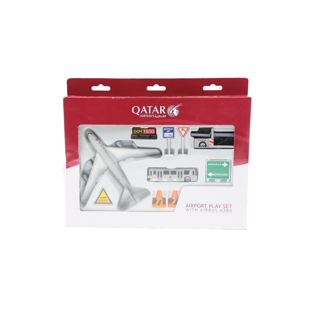 Qatar Airport play Set With Airbus A380
