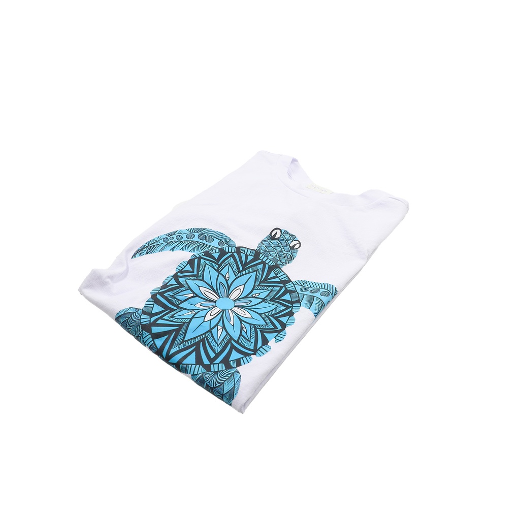 White Clean Turtle T Shirt