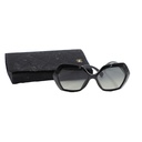 Chanel Sunglasses Black Hexagon Angular Grey Gradient 5367 c.501/71, Lens Width 57