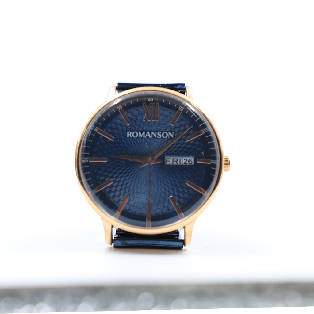 Romanson TMMM8A49, All Stainless Steel Water Resistant, Blue