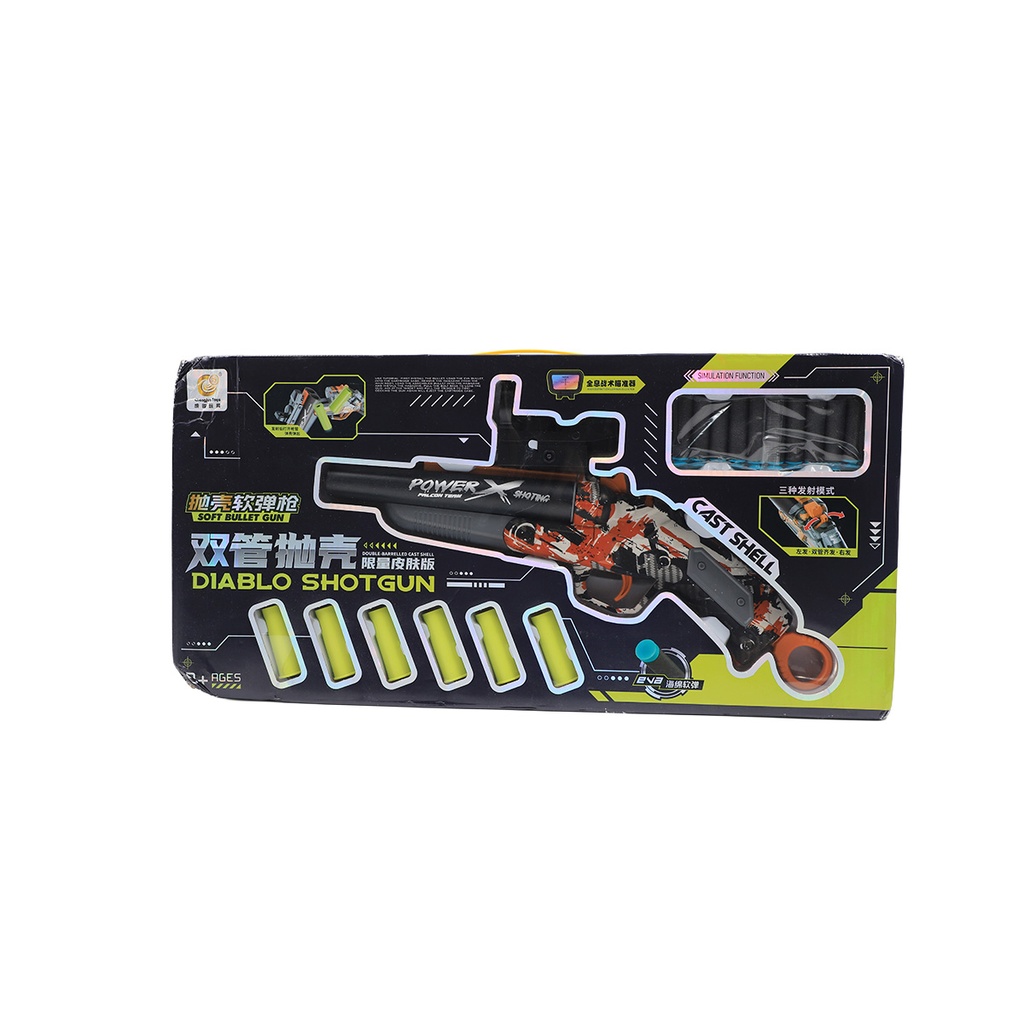 Diablo Shotgun 832-1 toy Soft bullet