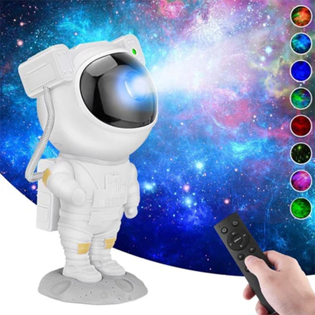 mm Astronaut Star Projector, Stars and Clouds