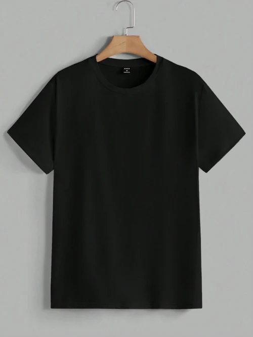 black used manfinity china t shirt