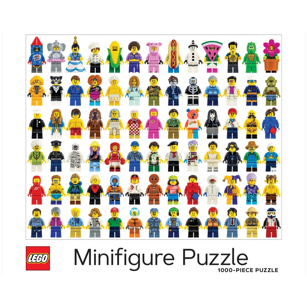 Lego Minifigure Puzzle 1000- Piece Puzzle