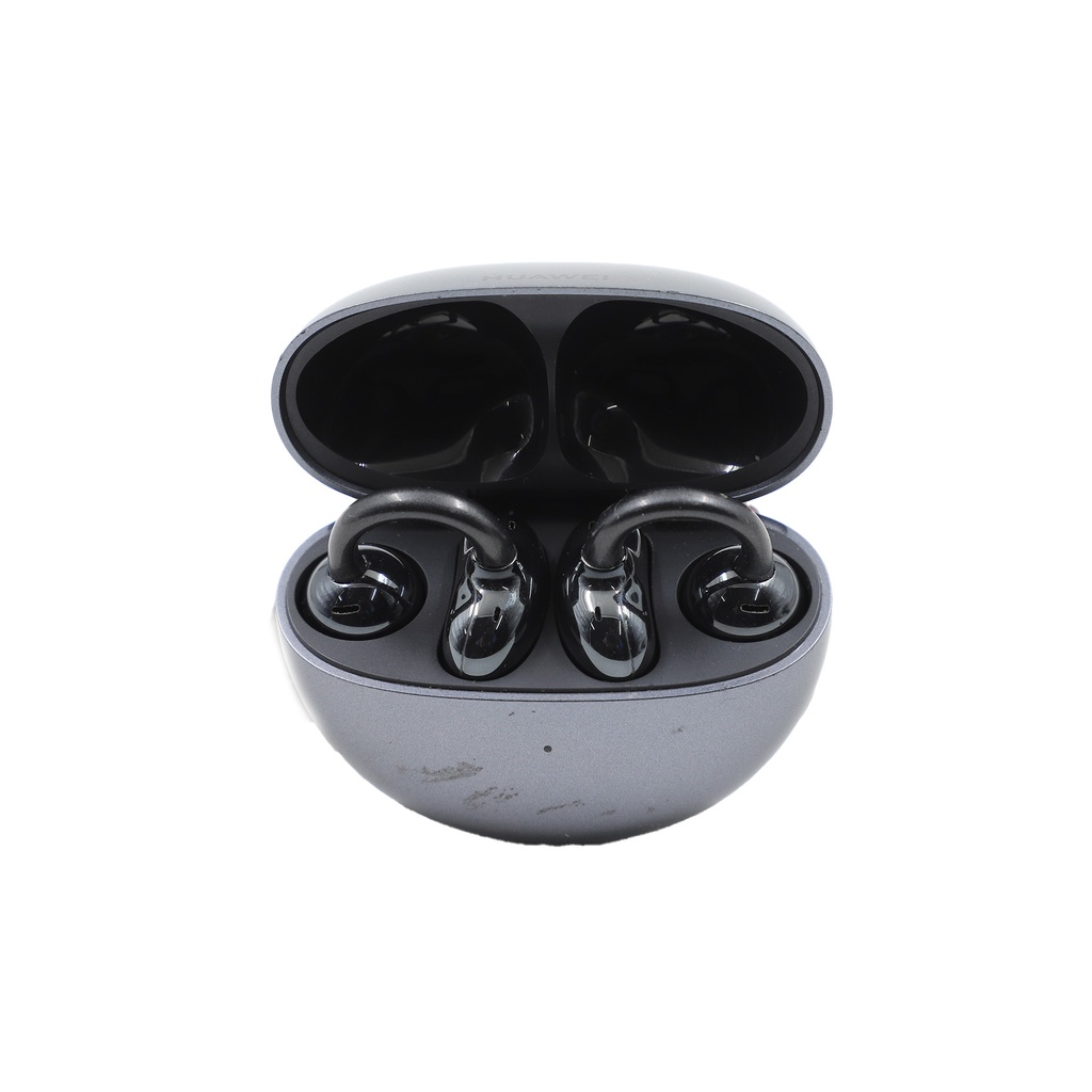 Huawei  FreeClip Earbuds | Long Lasting Battery | AI Crystal Clear Sound | IP54 Resistance to Dust & Water - Black