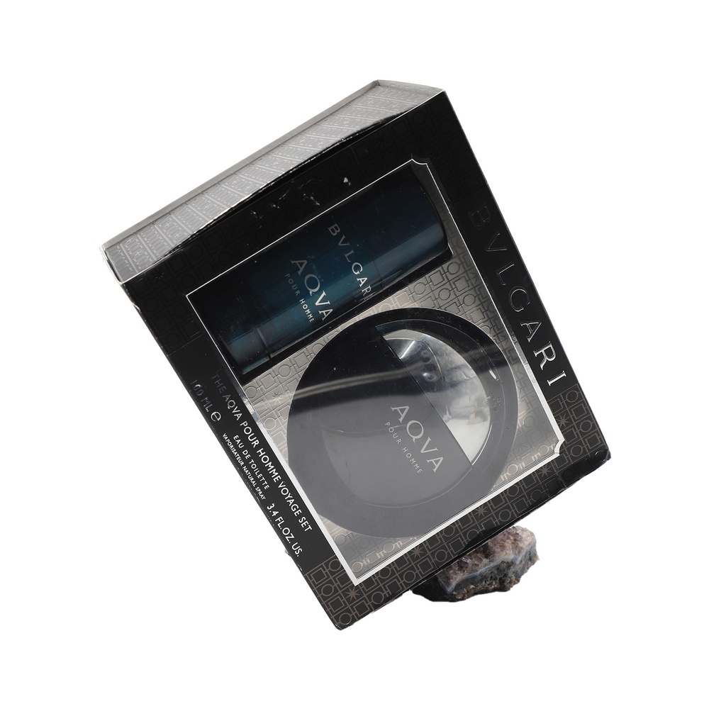 Bvlgari Aqva Gift Set For Men (100ml EDT +75ml Deo Stick)