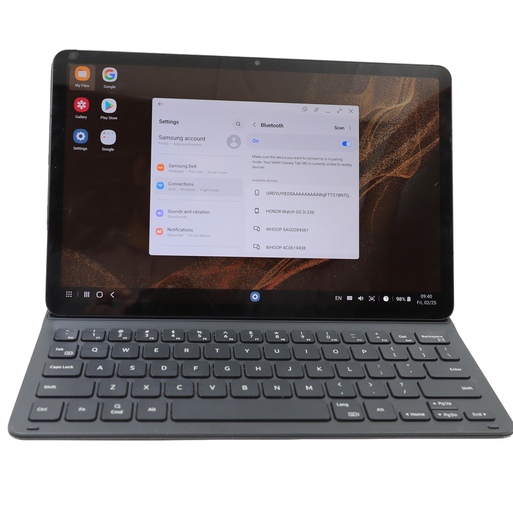 Samsung Tab S8 128 GB + Keyboard