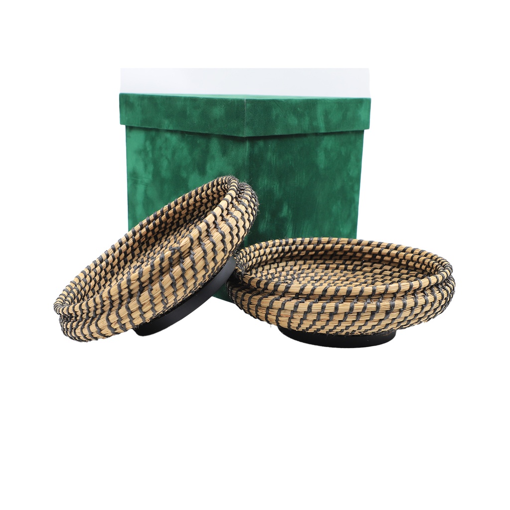 Tray Nature reed Set 2 Pcs