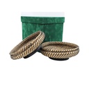 Tray Nature reed Set 2 Pcs