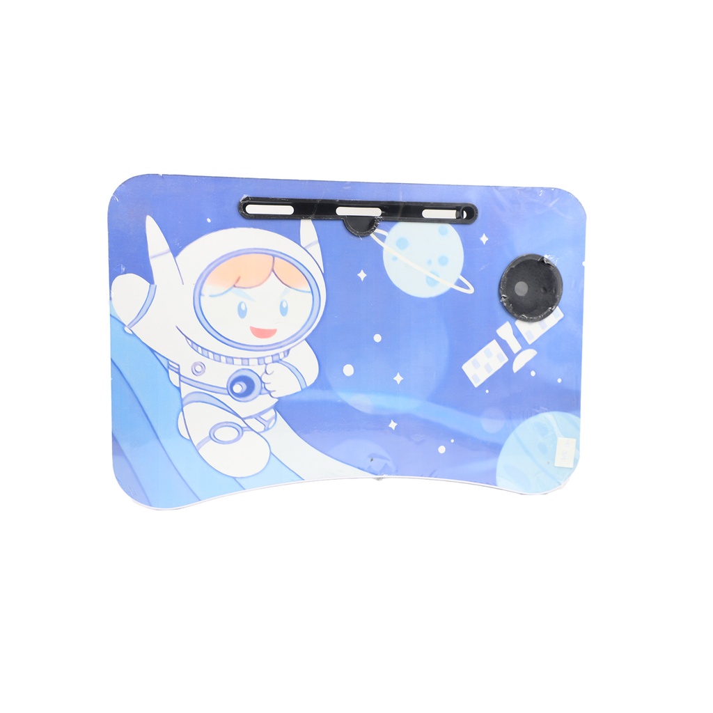 Children's folding table stand for tablet and laptop