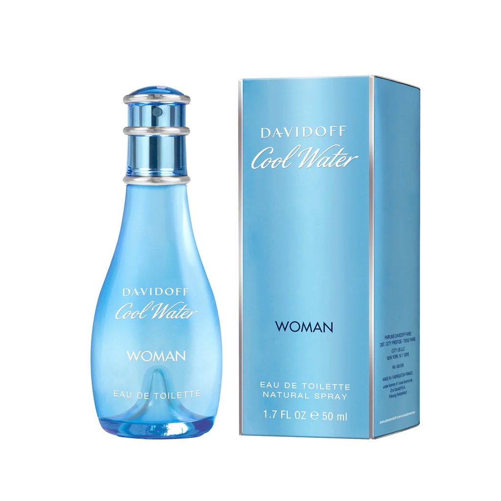 Davidoff Cool Water Eau De Toilette for Women - 50Ml