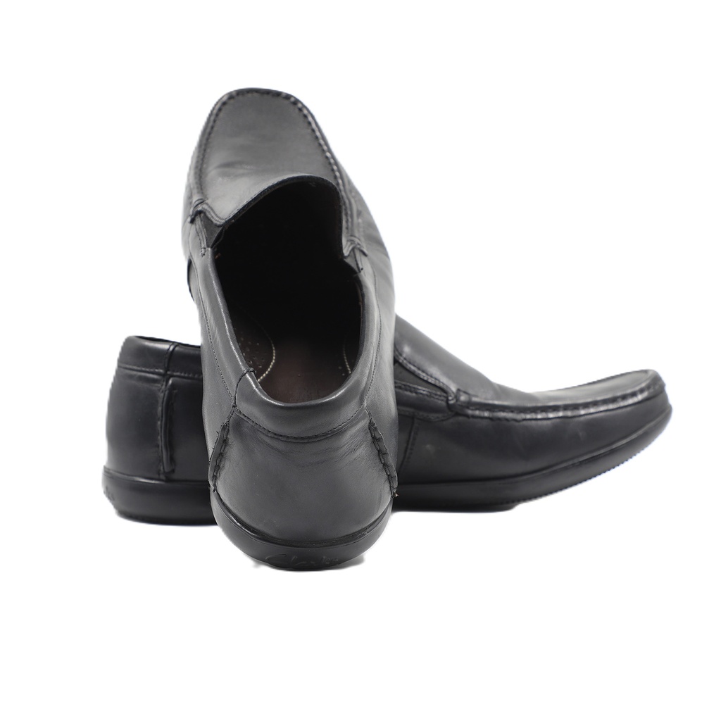 leather Black Shoes Size - 44