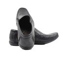 leather Black Shoes Size - 44